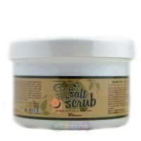 Elizavecca Скраб для тела с экстрактом зеленого чая Greentea Salt Body Scrub, 600 гр