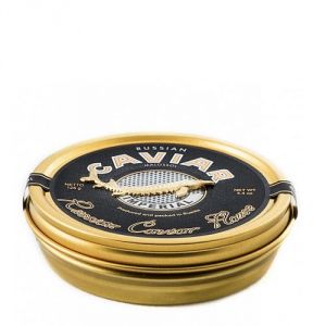 Черная осетровая икра зернистая Russian Caviar House Империал - 125 г (Россия)