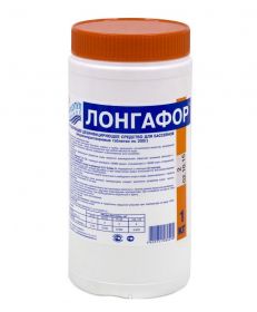 ЛОНГАФОР медленный стабилизированный хлор в табл. по 200г, 1кг