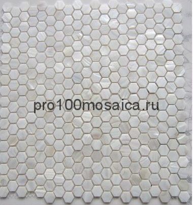 P34 Мозаика из перламутра серия PERLMUTTER, 298*290*2 мм (Happy Mosaic)