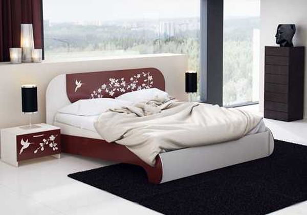 Красивая Двуспальная Кровать Фото