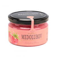 Крем-мёд Medolubov c малиной 250мл