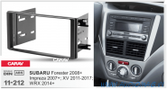 Carav 11-212 (2-DIN Subaru Forester 08+. Impreza 07+, XV 11+, WRX 14+)