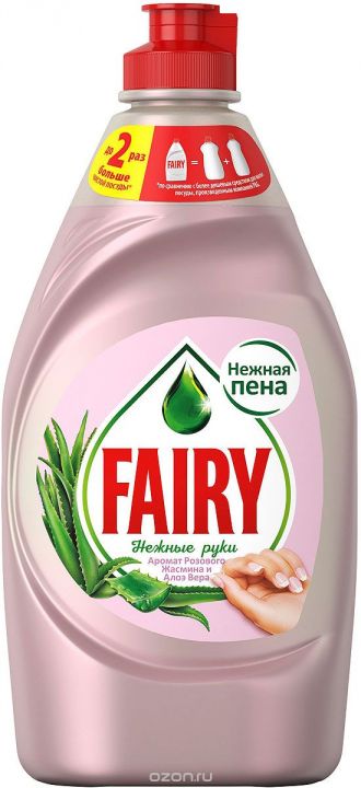 Средство д/посуды Фейри 450мл Нежные руки Розовый Жасмин и Алоэ Вера