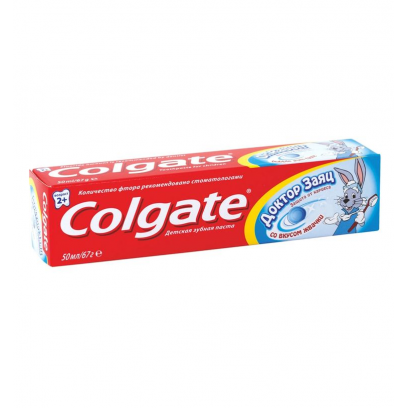 Зуб. паста Colgate 50мл Доктор Заяц вкус жвачки