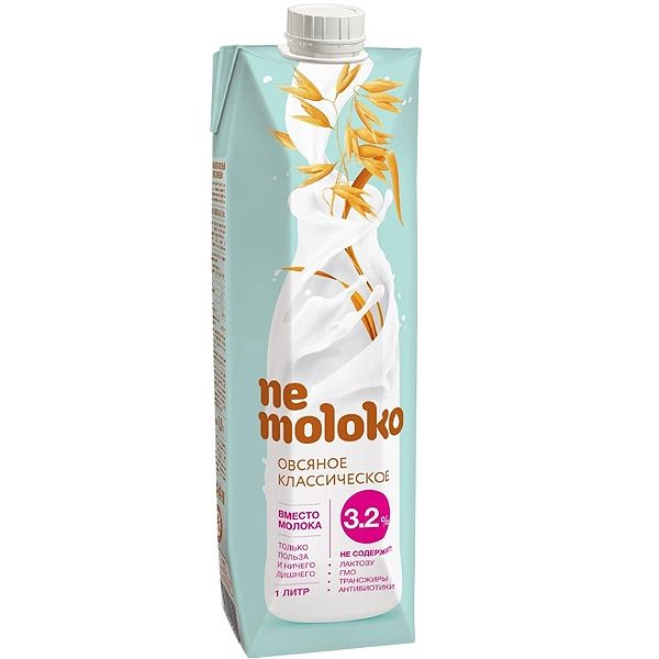 Напиток NEMOLOKO овсяный классический обогащ Ca 1л.