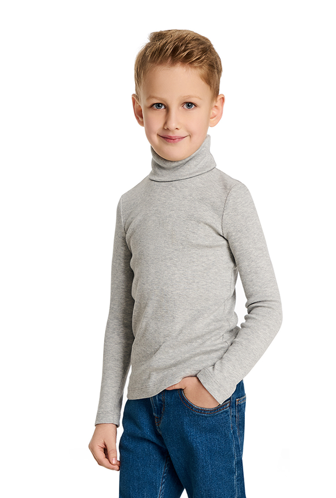 Джемпер серого цвета для мальчика 7 лет