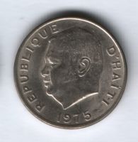 10 сантимов 1975 года Гаити AUNC