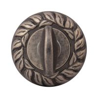 Накладка-фиксатор круглая Melodia 60 WC. серебро античное