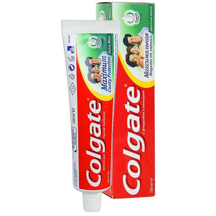 Зуб. паста Colgate 100мл Защита от кариеса двойная мята