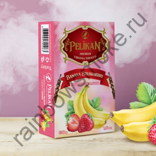 Pelikan 50 гр - Strawberry Banana (Клубника и Банан)