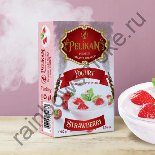 Pelikan 50 гр - Yogurt Strawberry (Йогурт с Клубникой)