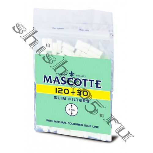 Фильтры для самокруток 6мм MASCOTTE Slim (120+30 шт)