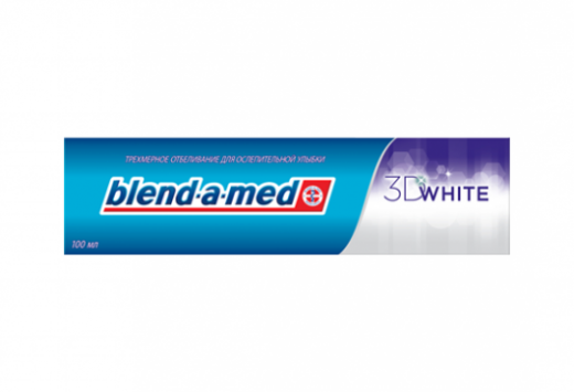 Зубная паста Blend-a-med 3D WhiTe 100 ml.