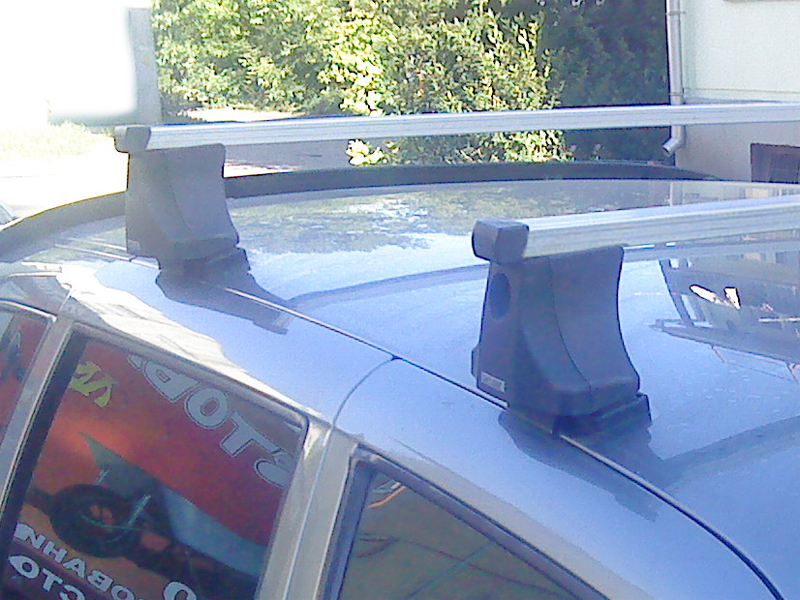 Багажник на крышу на Chevrolet NIVA, Атлант - прямоугольные дуги
