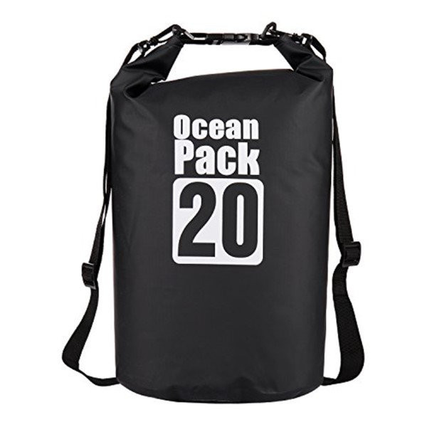 Водонепроницаемая Сумка-Мешок Ocean Pack, 20 L, Цвет Черный