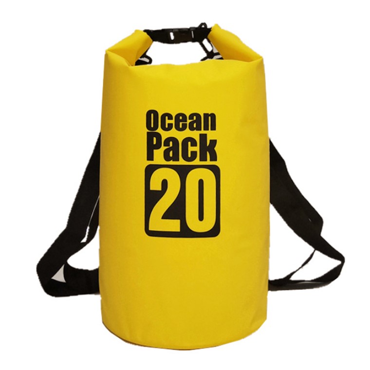 Водонепроницаемая Сумка-Мешок Ocean Pack, 20 L, Цвет Желтый