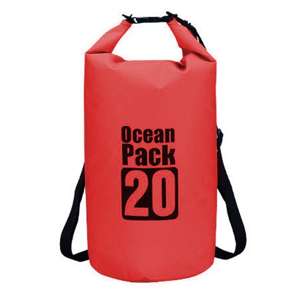 Водонепроницаемая Сумка-Мешок Ocean Pack, 20 L, Цвет Красный