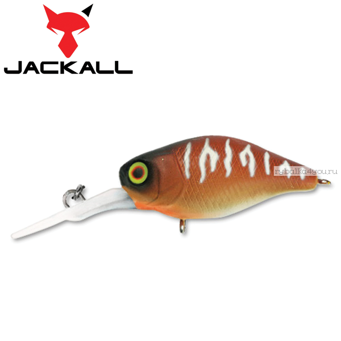 Воблер Jackall Diving Chubby 38F 38 мм / 4,3 гр / Заглубление: 1 - 1,5 м / цвет: bug tiger