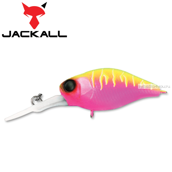 Воблер Jackall Diving Chubby 38F 38 мм / 4,3 гр / Заглубление: 1 - 1,5 м / цвет: dragon fruit mat