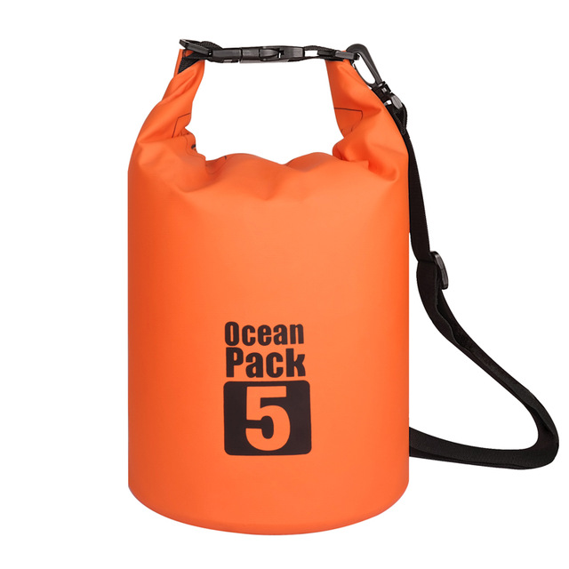 Водонепроницаемая Сумка-Мешок Ocean Pack, 5 L, Цвет Оранжевый