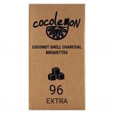 Уголь кокосовый  для кальяна Cocolemon Extra 22мм (96шт)
