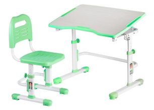 Комплект парта + стул трансформеры Vivo II Green