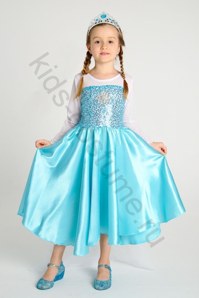 Бирюзовое платье принцессы Эльзы Холодное сердце  **TURQUOIS**