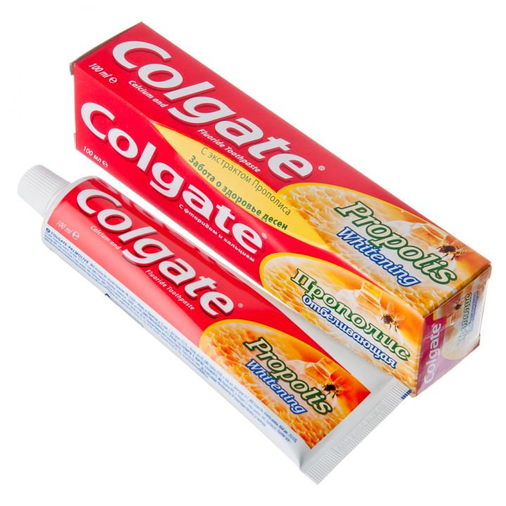 Зуб. паста Colgate 100мл Прополис отбеливающая