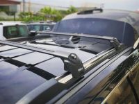 Багажник на Jeep Grand Cherokee, Turtle Air 3, аэродинамические дуги (черный цвет)