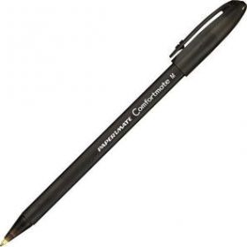Ручка шариковая COMFORTMATE FRESH,с колпачком,треуг.прорезин.корпус,черная, 1 мм (арт. S0512111)