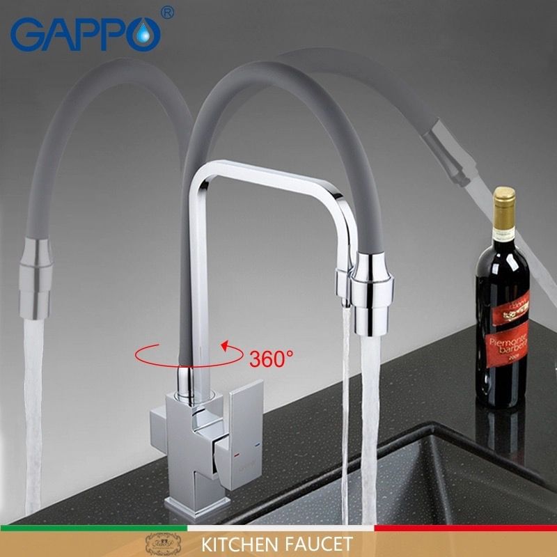Gappo G4398-4 Смеситель для кухни с гибким изливом