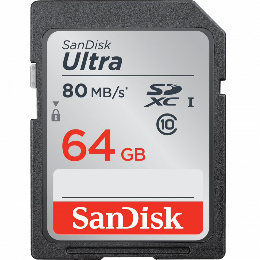 Карта памяти SanDisk Ultra SDHC/SDXC UHS-I  Class 10 64 GB