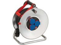 Удлинитель на катушке Brennenstuhl Garant S 50 метров; 3 розетки; кабель AT-N05V3V3-F 3G1,5 черный; IP44 (1198590)
