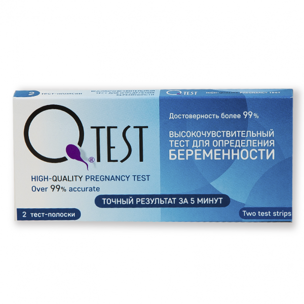 Тест для определения беременности Qtest №2