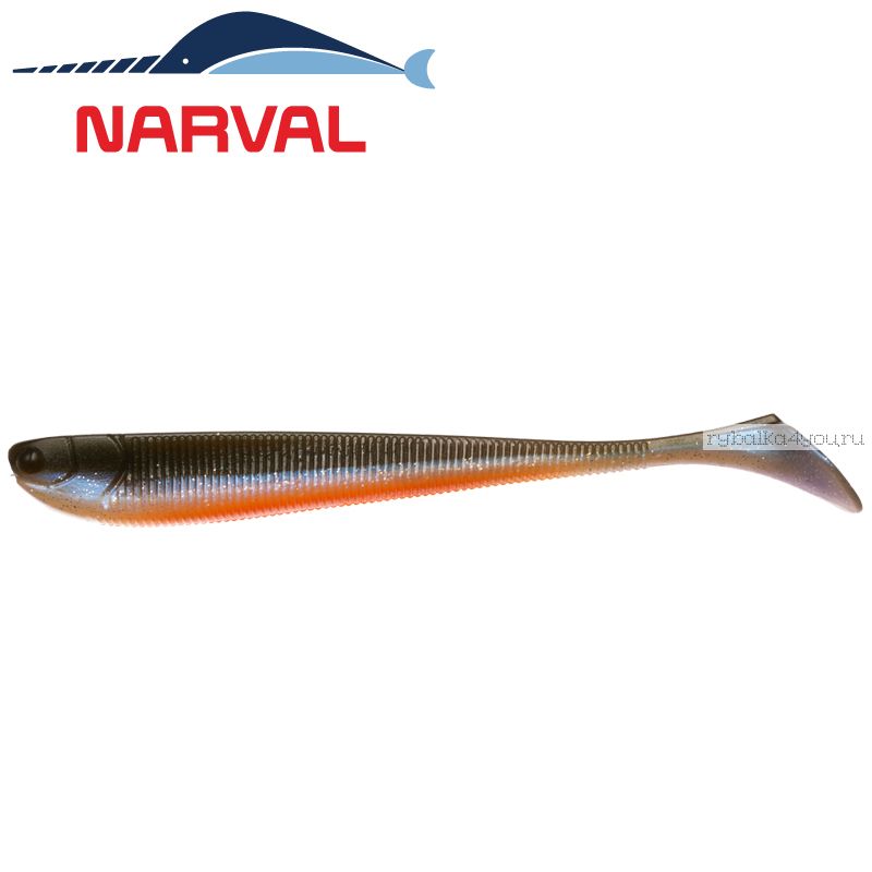 Мягкие приманки Narval Slim Minnow 90 мм / упаковка 6 шт / цвет: 008 Smoky Fish
