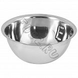 Миска Bowl-Roll-19 объем 1200 мл из нерж стали зеркальная полировка диа 19,5 см.