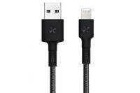 Кабель Xiaomi ZMI Lightning-USB (30см) MFI черный