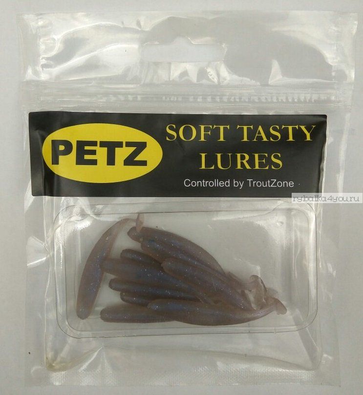 Силиконовая приманка Petz by Trout Zone Shiner 2,5" 6 см / упаковка 7 шт / цвет: 003