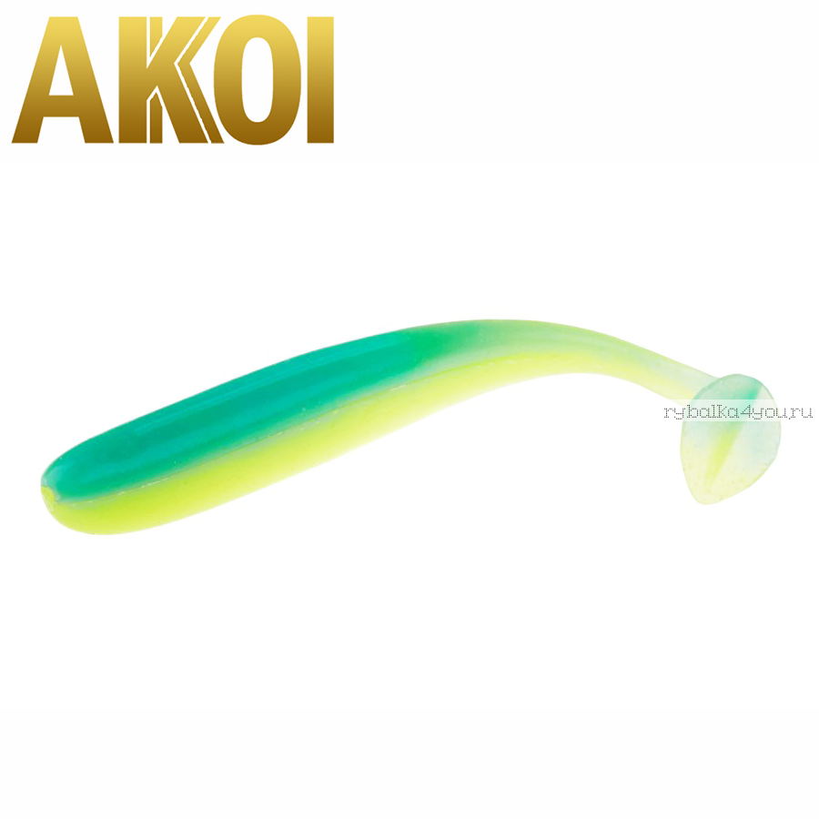 Мягкая приманка Akkoi Prime 4'' 100 мм / 5,6 гр / упаковка 5 шт / цвет: SE07