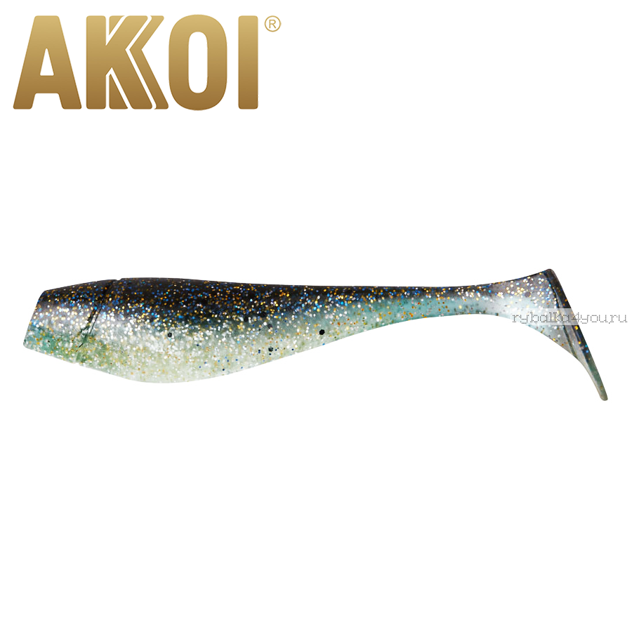 Мягкая приманка Akkoi Original Puffy 4,5'' 115 мм / 11 гр / упаковка 4 шт / цвет: OR06