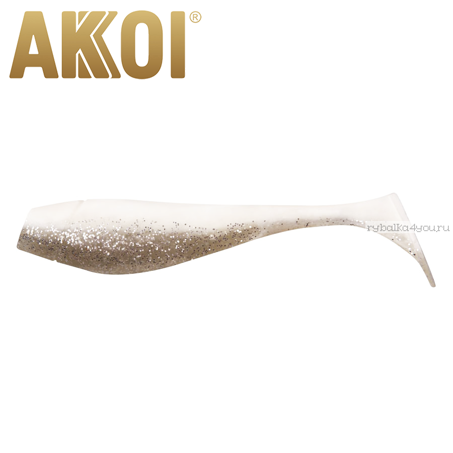 Мягкая приманка Akkoi Original Puffy 4,5'' 115 мм / 11 гр / упаковка 4 шт / цвет: OR07