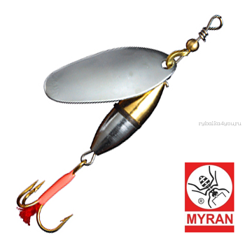 Блесна вертушка Myran Agat 10гр / цвет: Silver 6453-01