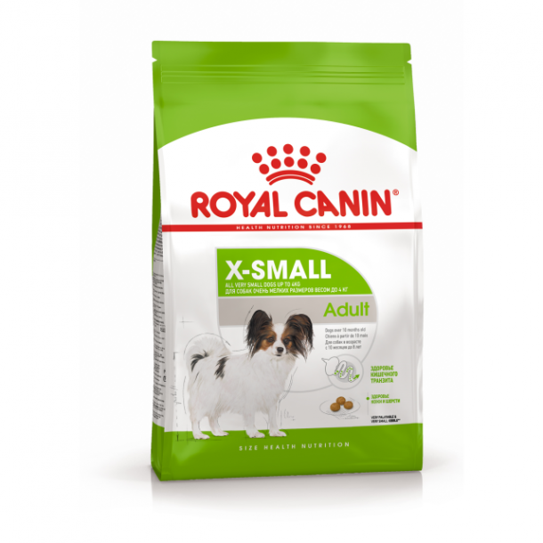 Корм сухой ROYAL CANIN X-SMALL ADULT для взрослых собак миниатюрных пород 3кг