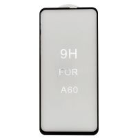 Защитное стекло на Samsung A60 с рамкой(черное)