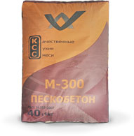 Сухая смесь М-300 Пескобетон «ФинСтрой» (крупная фракция) - 40кг