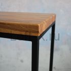 Консольный стол с дубовой столешницей