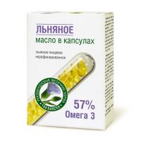 Масло льняное в капсулах