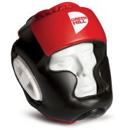 Боксерский шлем Green Hill Poise HGP-9015 черно-красный