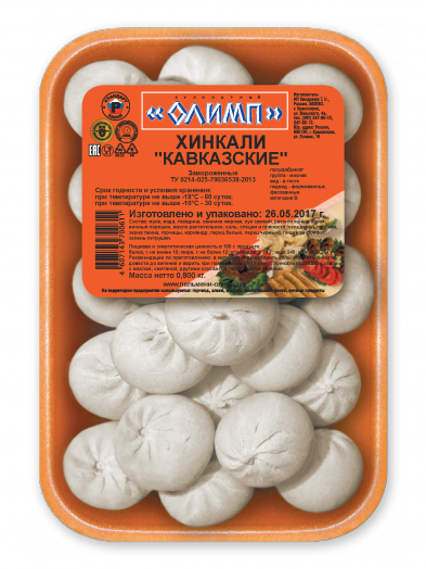 Хинкали Кавказские 1кг Олимп